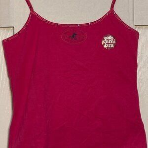 Willie Nelson oriinal Whiskey for My Men Beer for My Horses tank pink sze 2XL